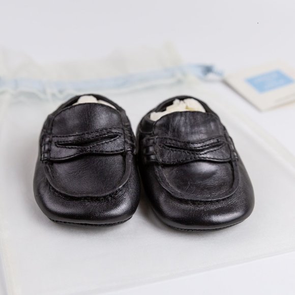 newborn leather shoes